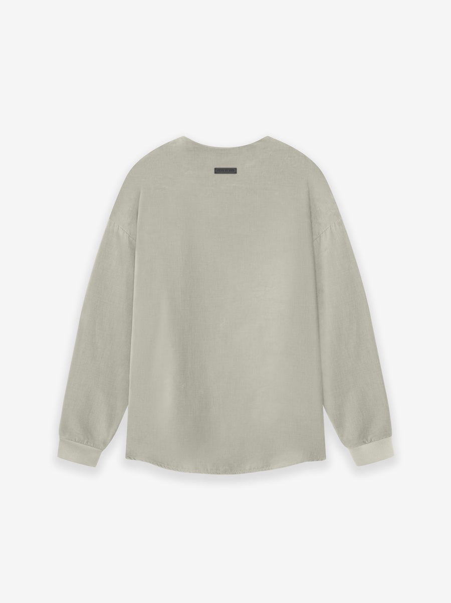 Corduroy Straight Neck LS Top - 2