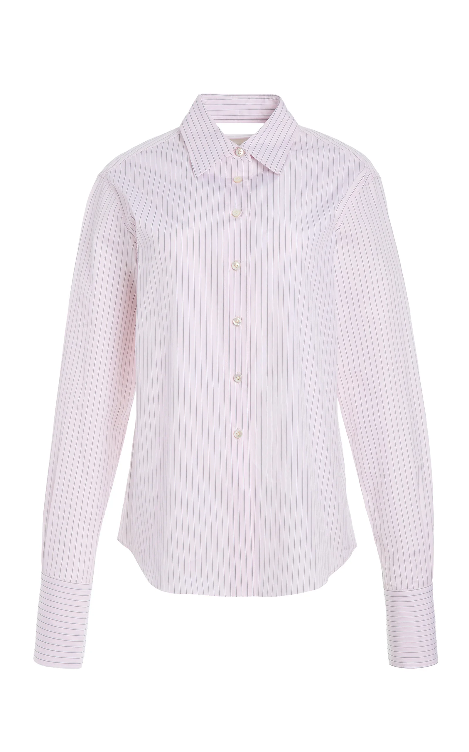 The Calder Organic Cotton-blend Shirt stripe - 1
