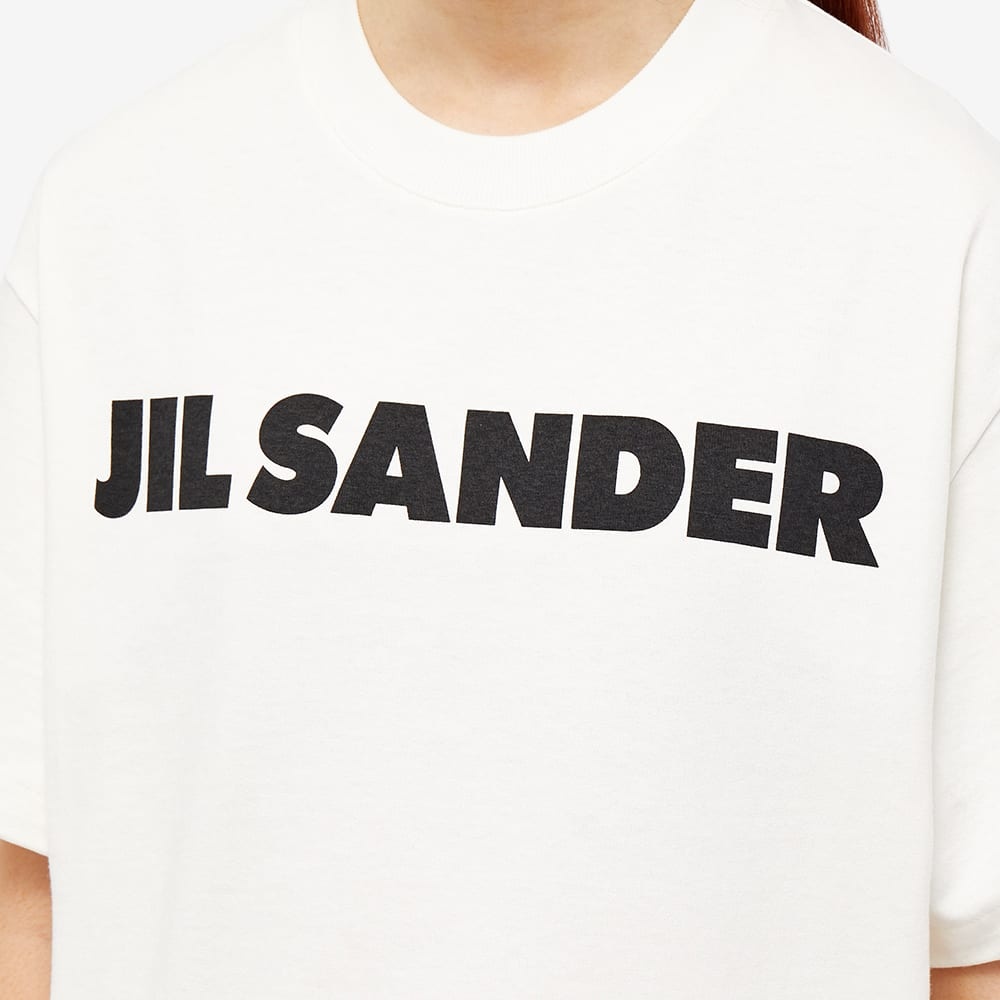Jil Sander Logo Front T-Shirt - 5