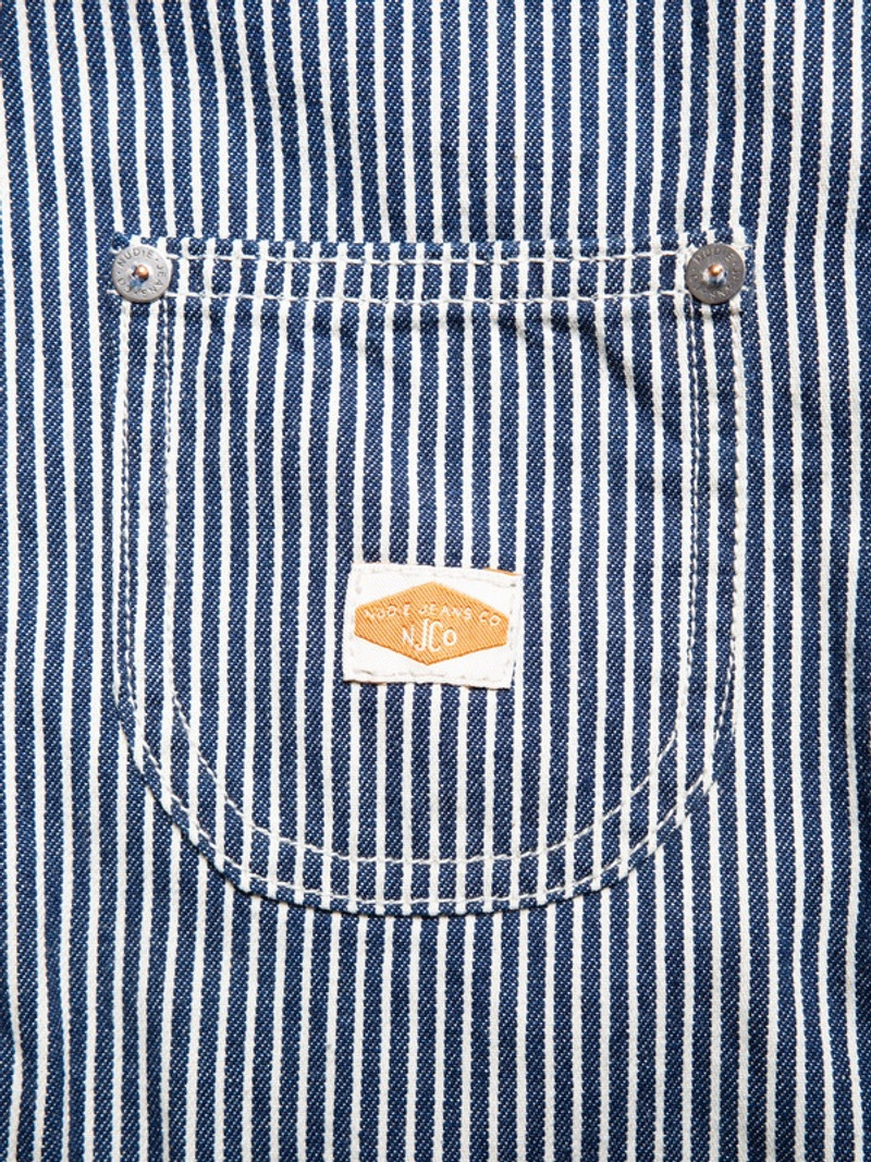 Eva Hickory Striped Jacket Blue/Offwhite 5