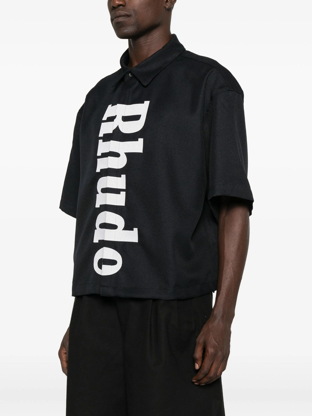 Center Logo Button Up Shirt - 3