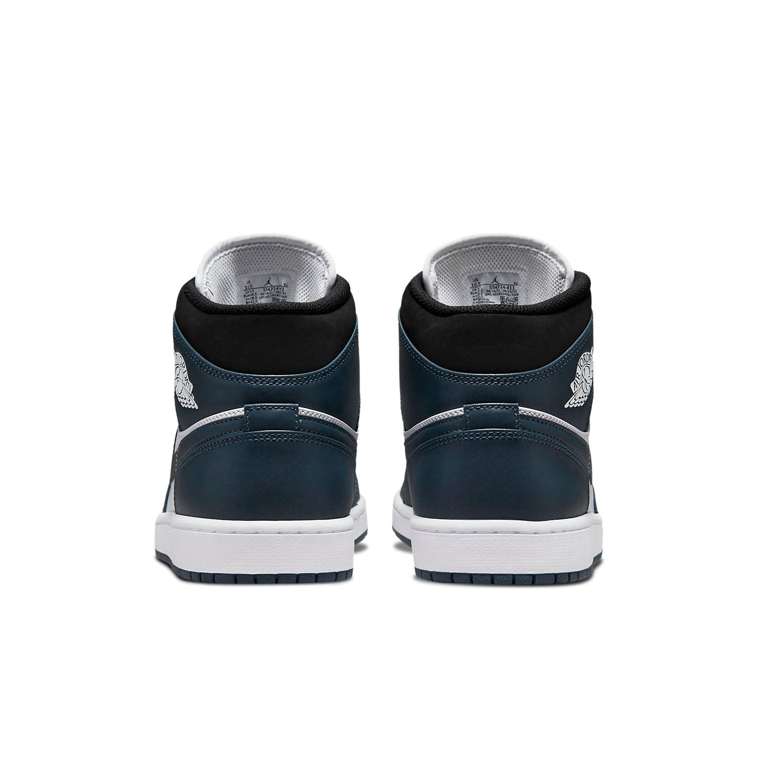 Air Jordan 1 Mid 'Armory Navy Dark Teal' 554724-411 - 5