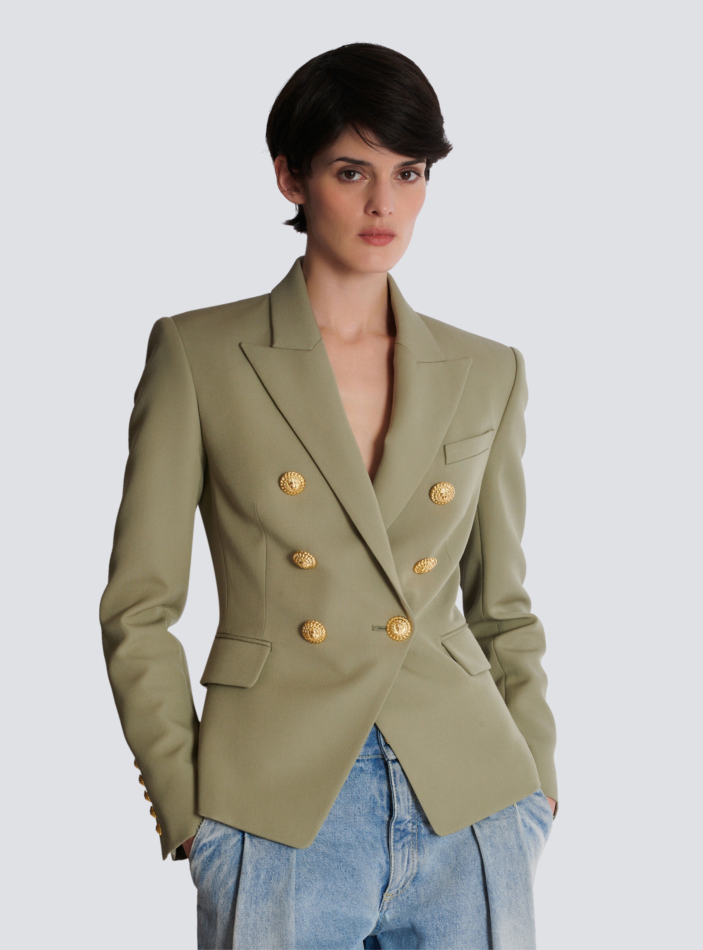 Grain de poudre 6-button jacket - 8
