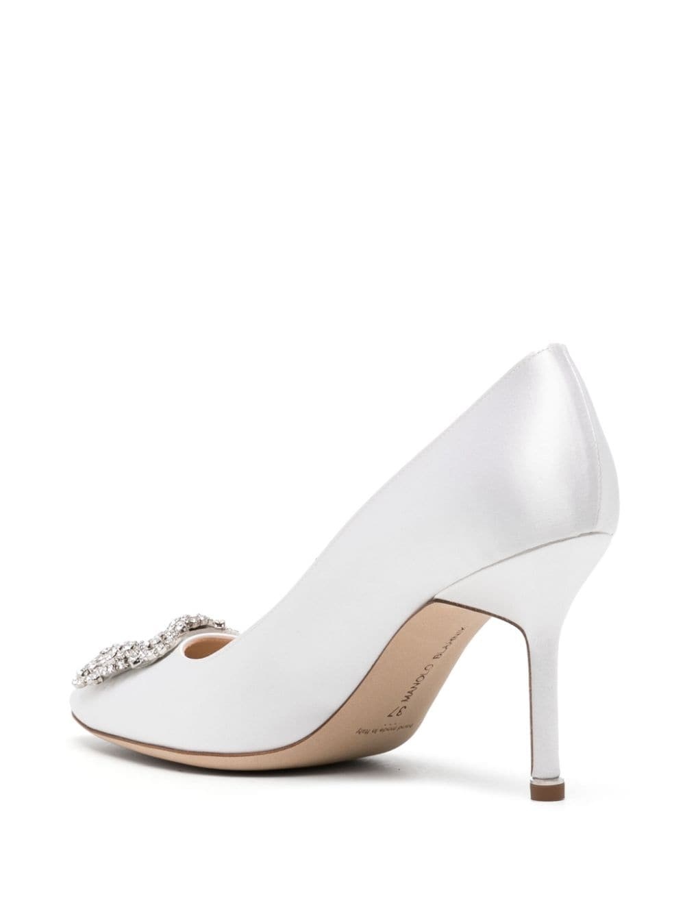 Hangisi 90mm satin stiletto pumps - 5