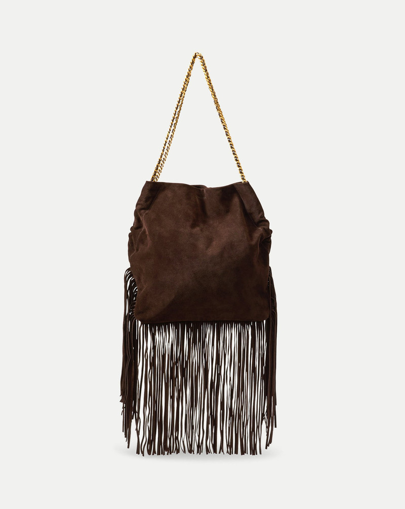 LARGE FRINGE VERONICA BEARD SLOUCH BAG 1