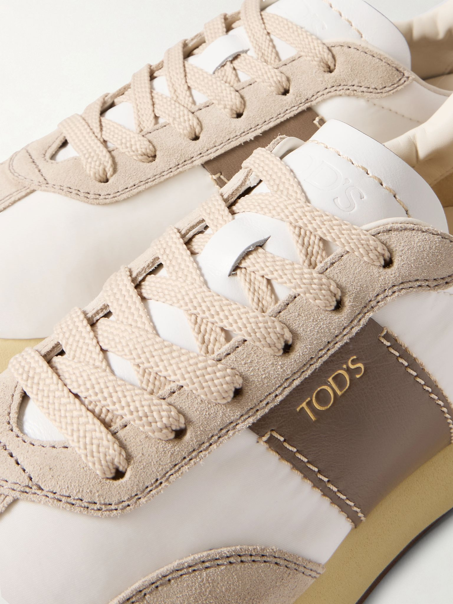 Sportivo Active leather and suede sneakers White - 4