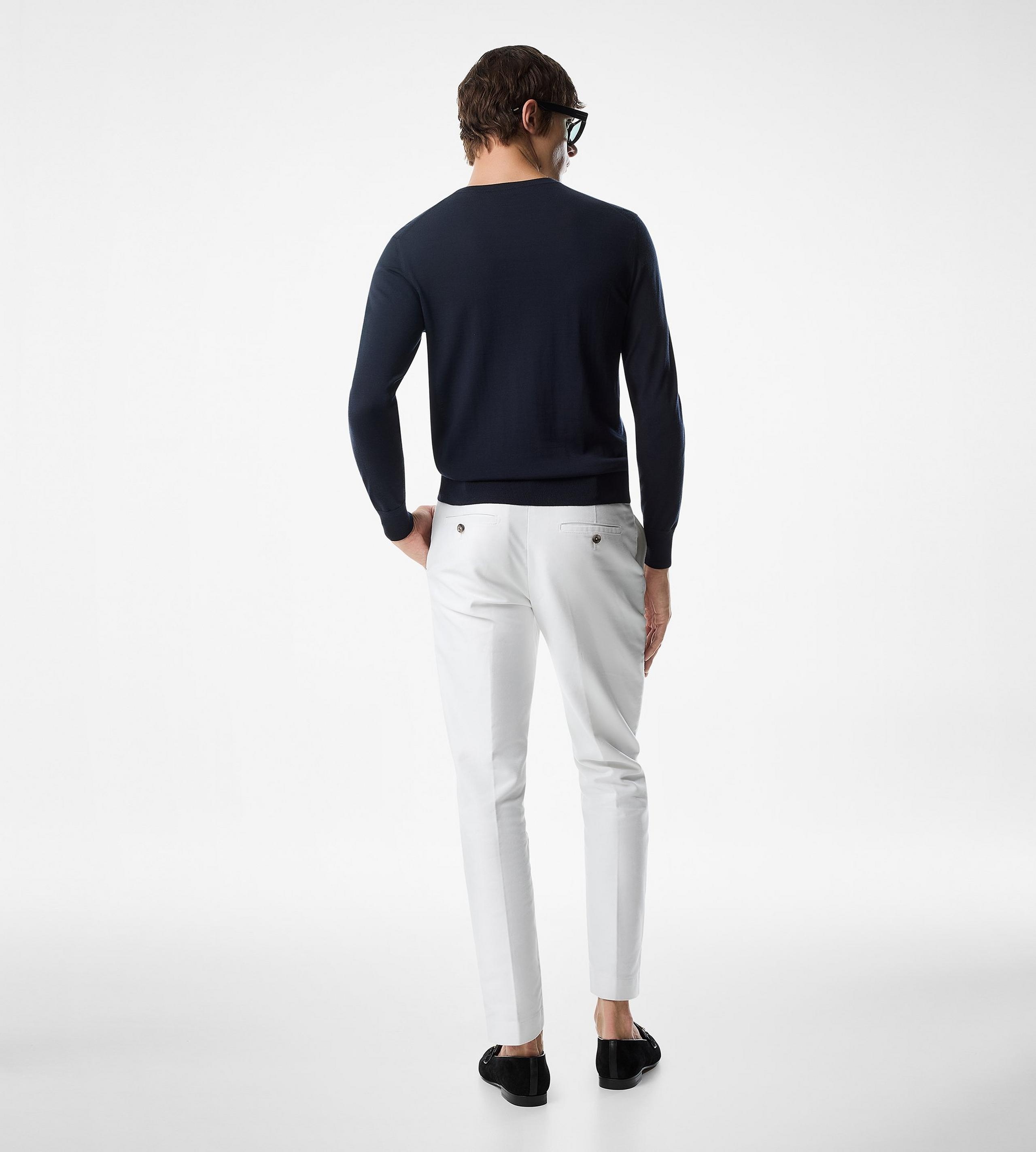 FINE GAUGE PURE WOOL CREW NECK - 3