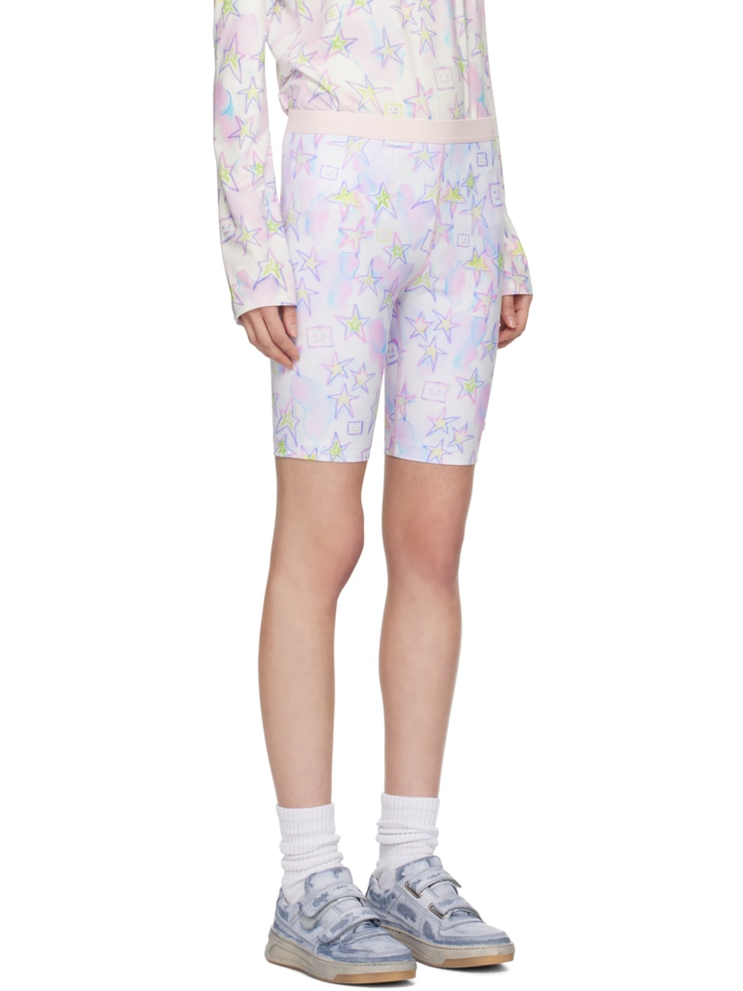 Multicolor Printed Shorts - 2