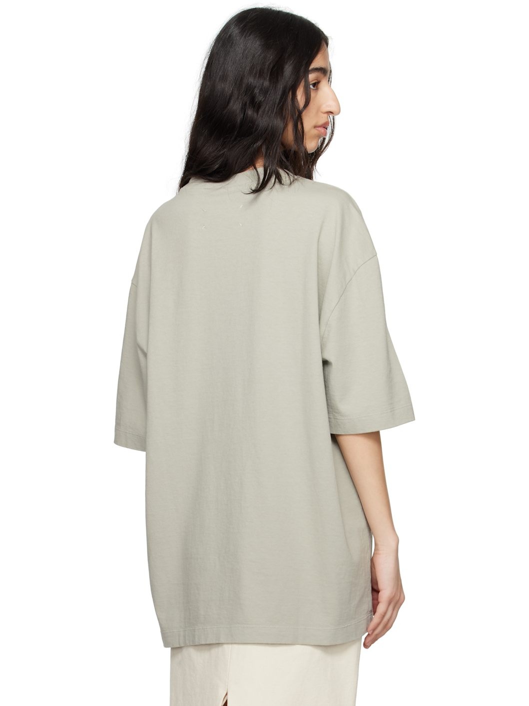 Gray Numeric Logo T-shirt - 3