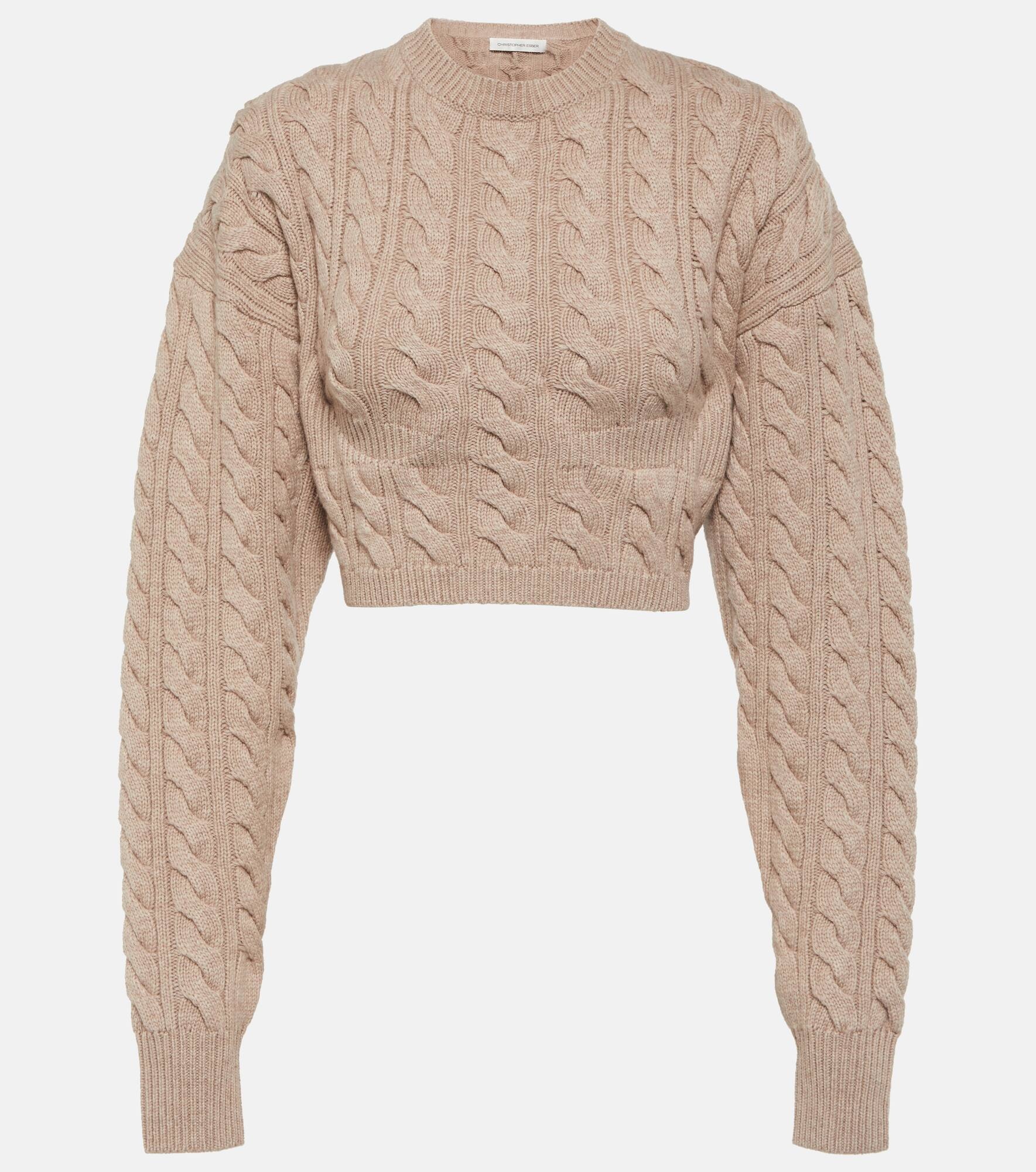 Wool and cashmere sweater - 1