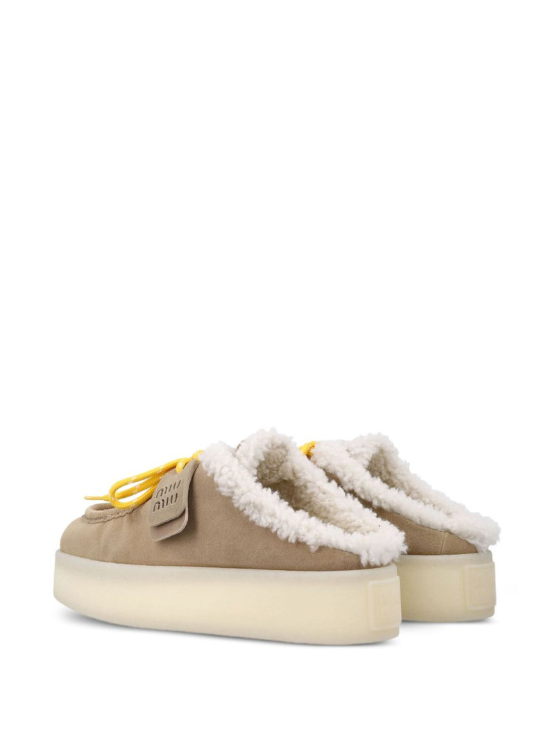 Miu Miu Miu Miu Women Suede Leather Slippers outlook