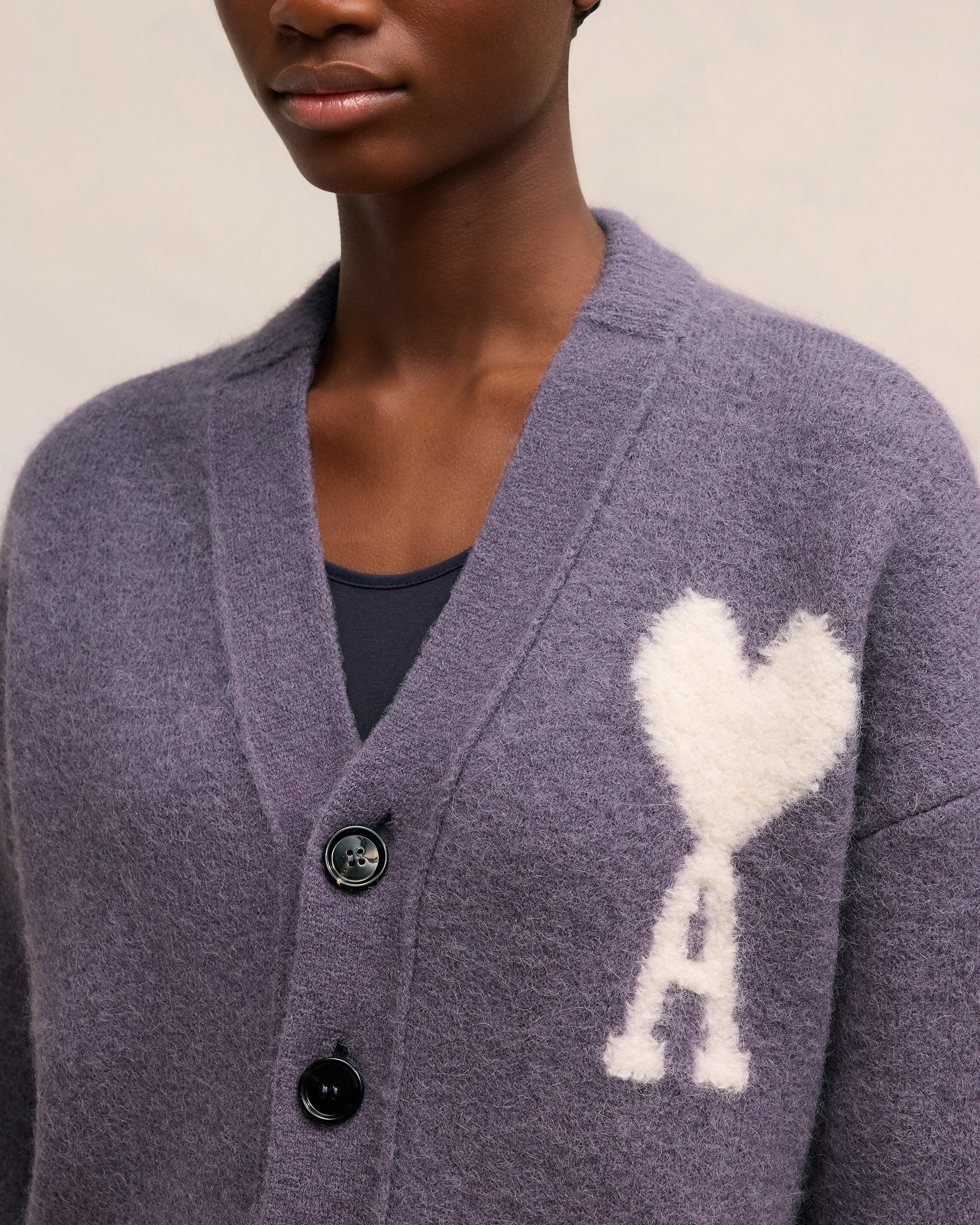 OFF-WHITE AMI DE COEUR CARDIGAN - 4