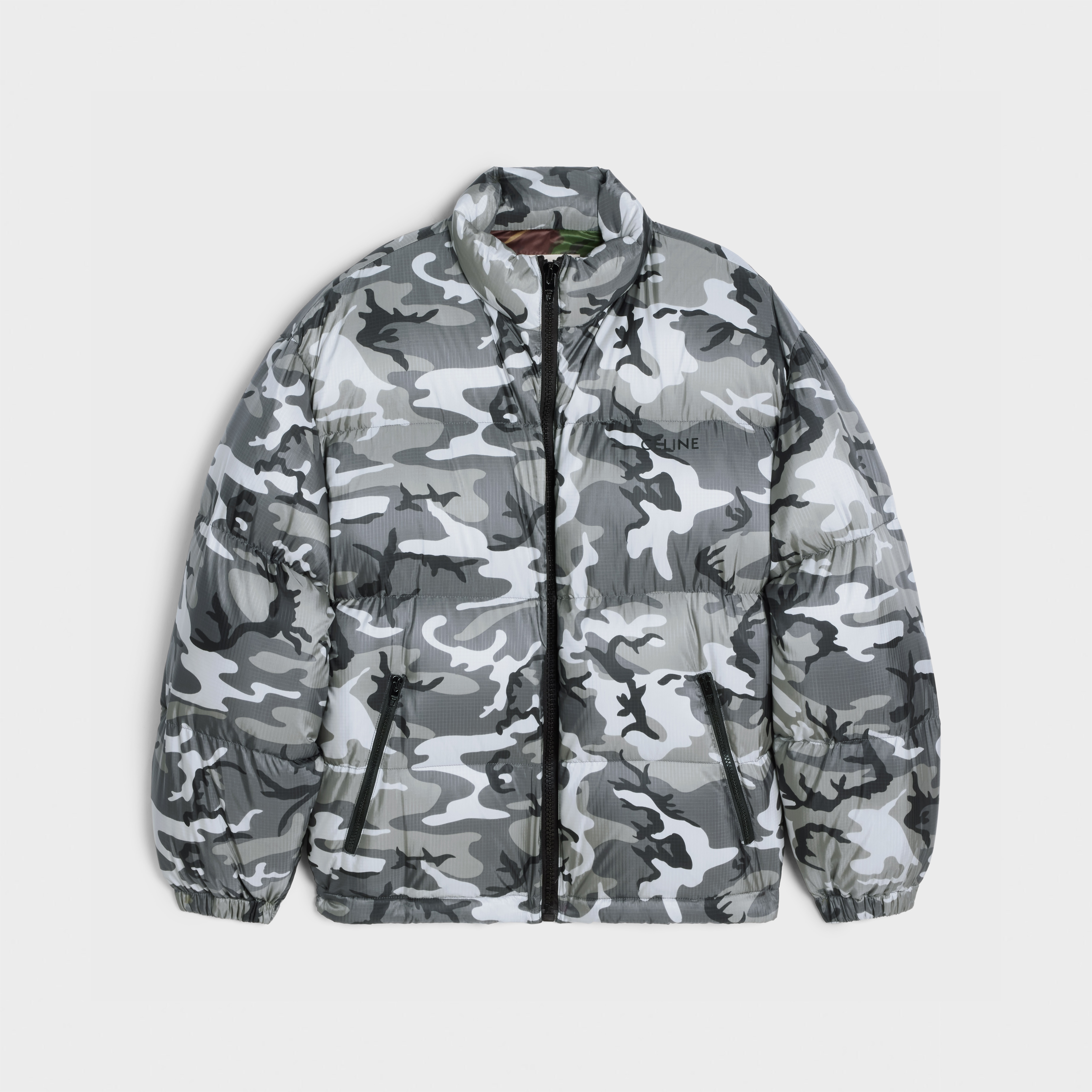 CELINE SHORT DOWN JACKET IN NYLON - 1
