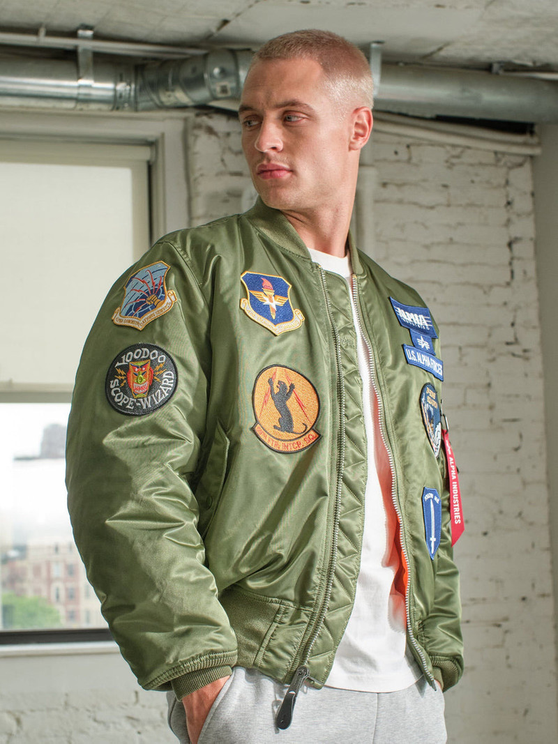 ALPHA INDUSTRIES MA-1 SQUADRON BOMBER JACKET outlook