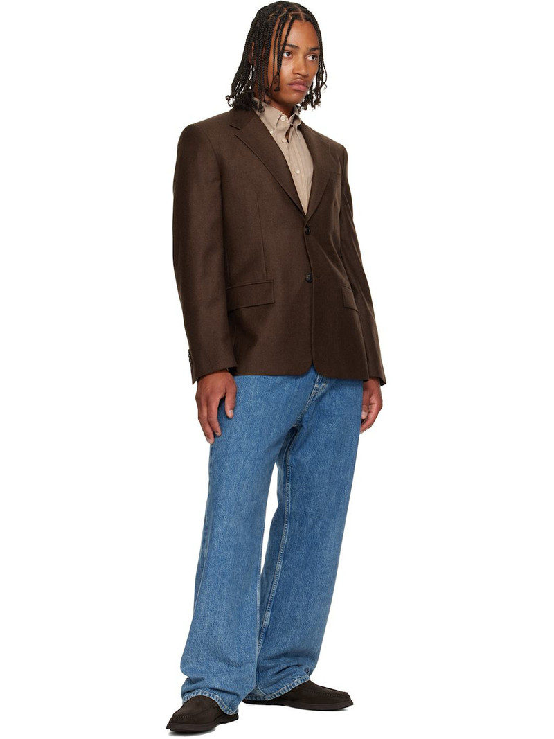 BOSS Brown Suede Loafers outlook