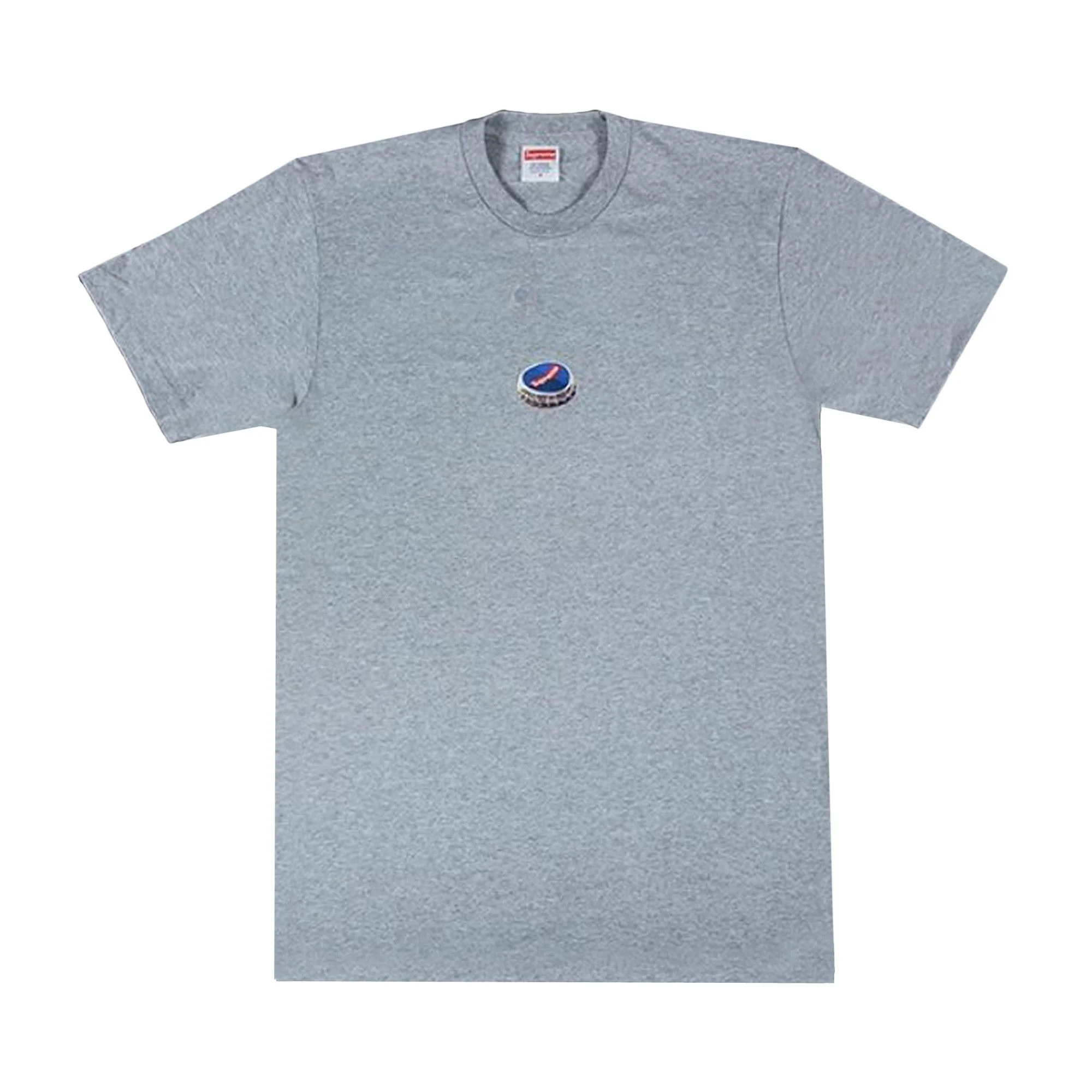 Supreme Bottle Cap Tee 'Heather Grey' - 1