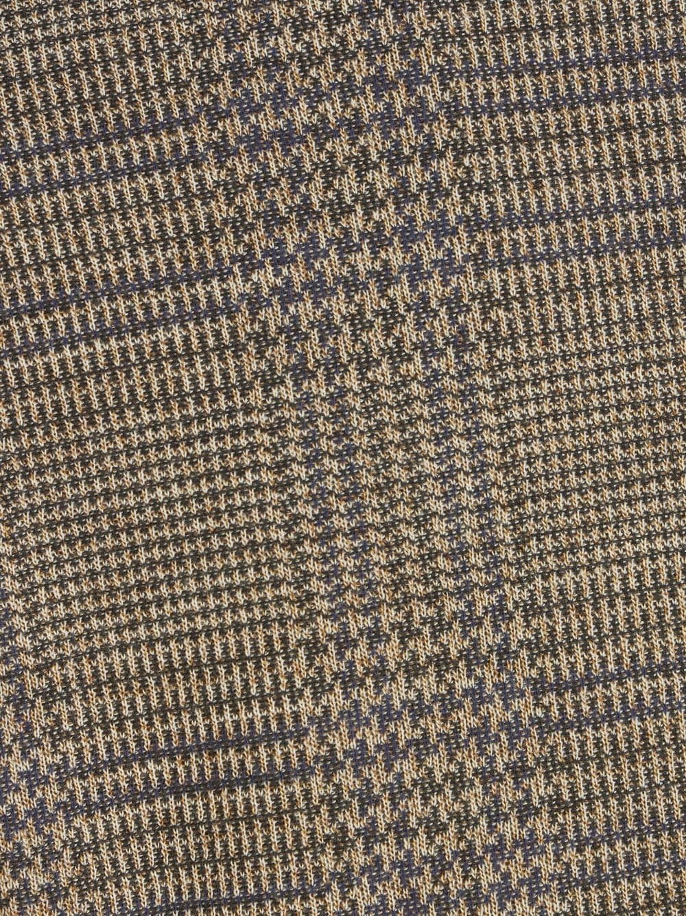 plaid-check pattern blazer - 6