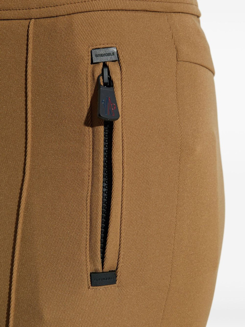zip-detail trousers 5