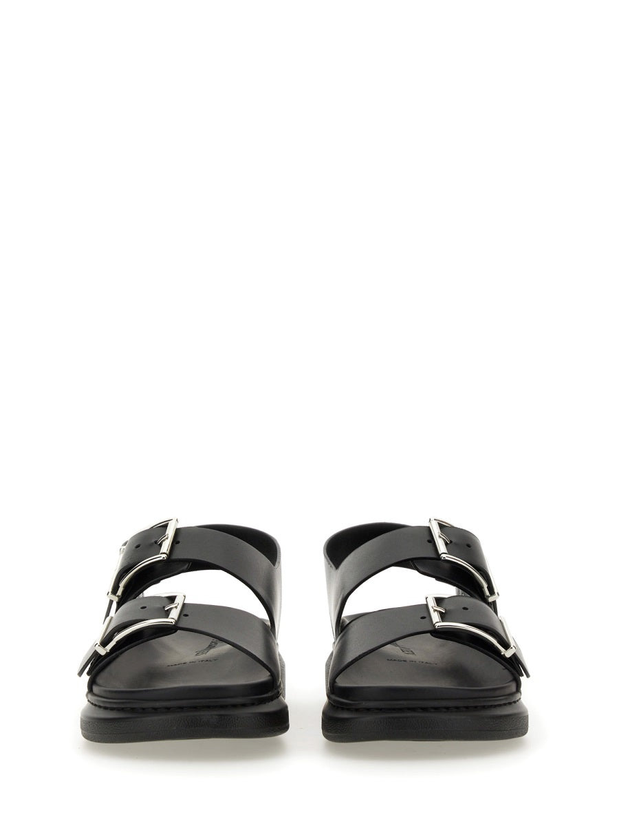 Alexander Mcqueen Men Leather Sandal - 4