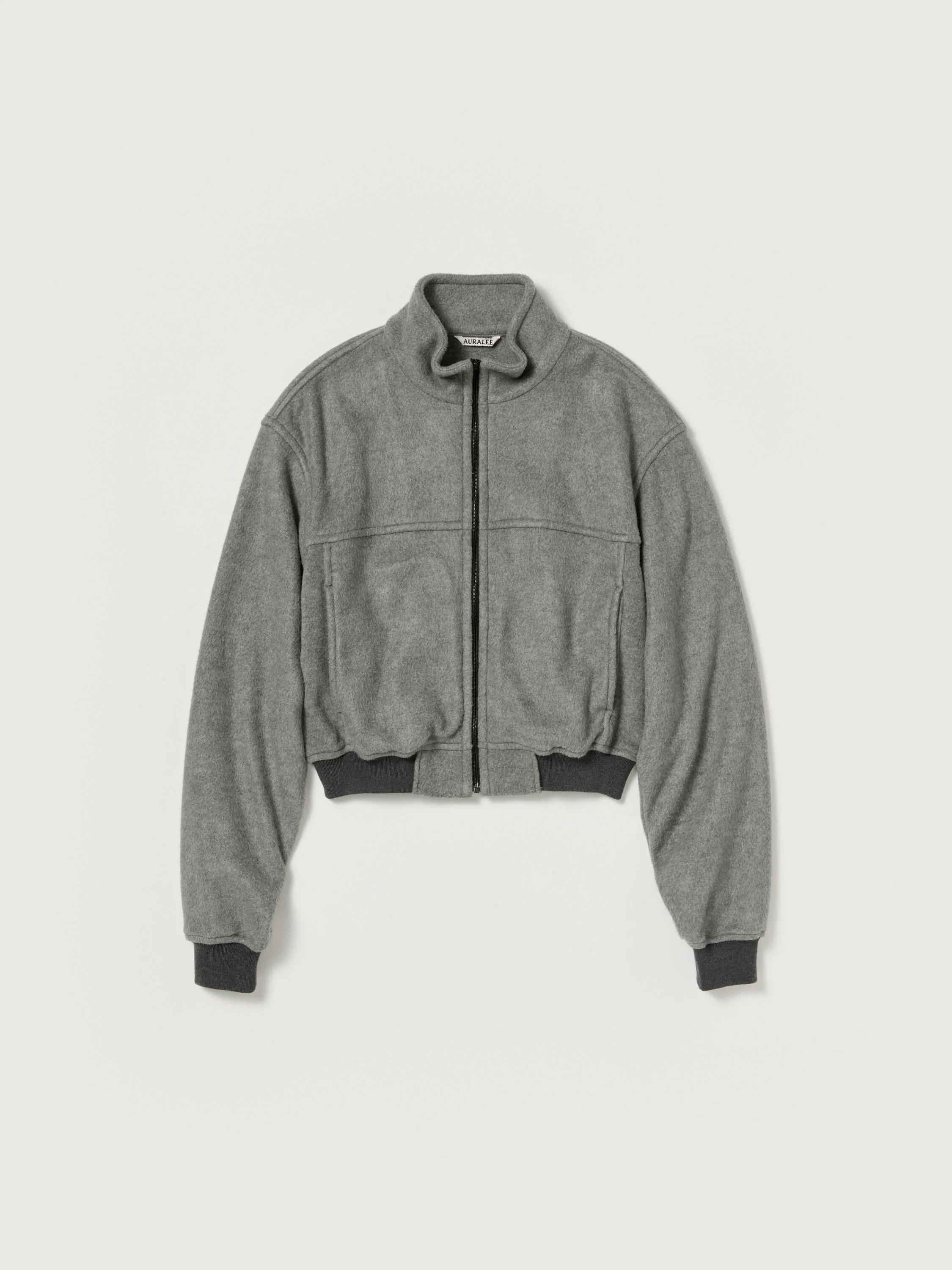 PURE SILK COMFORT FLEECE ZIP BLOUSON - 1