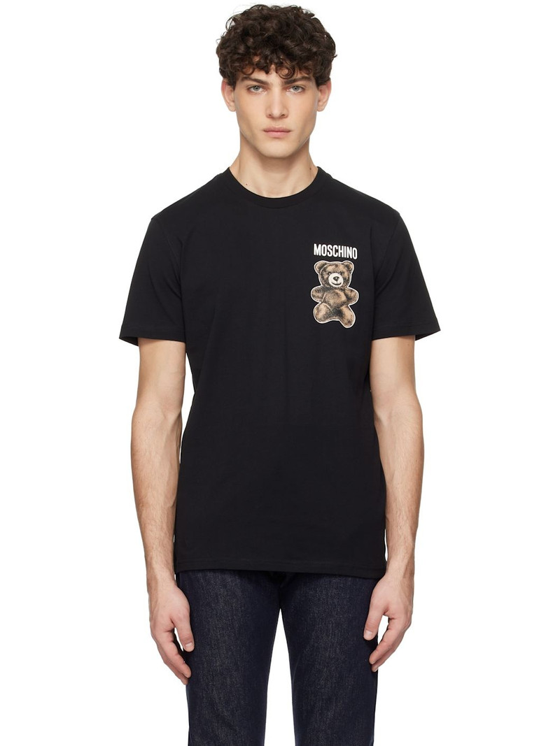 Black Teddy Bear T-shirt 1
