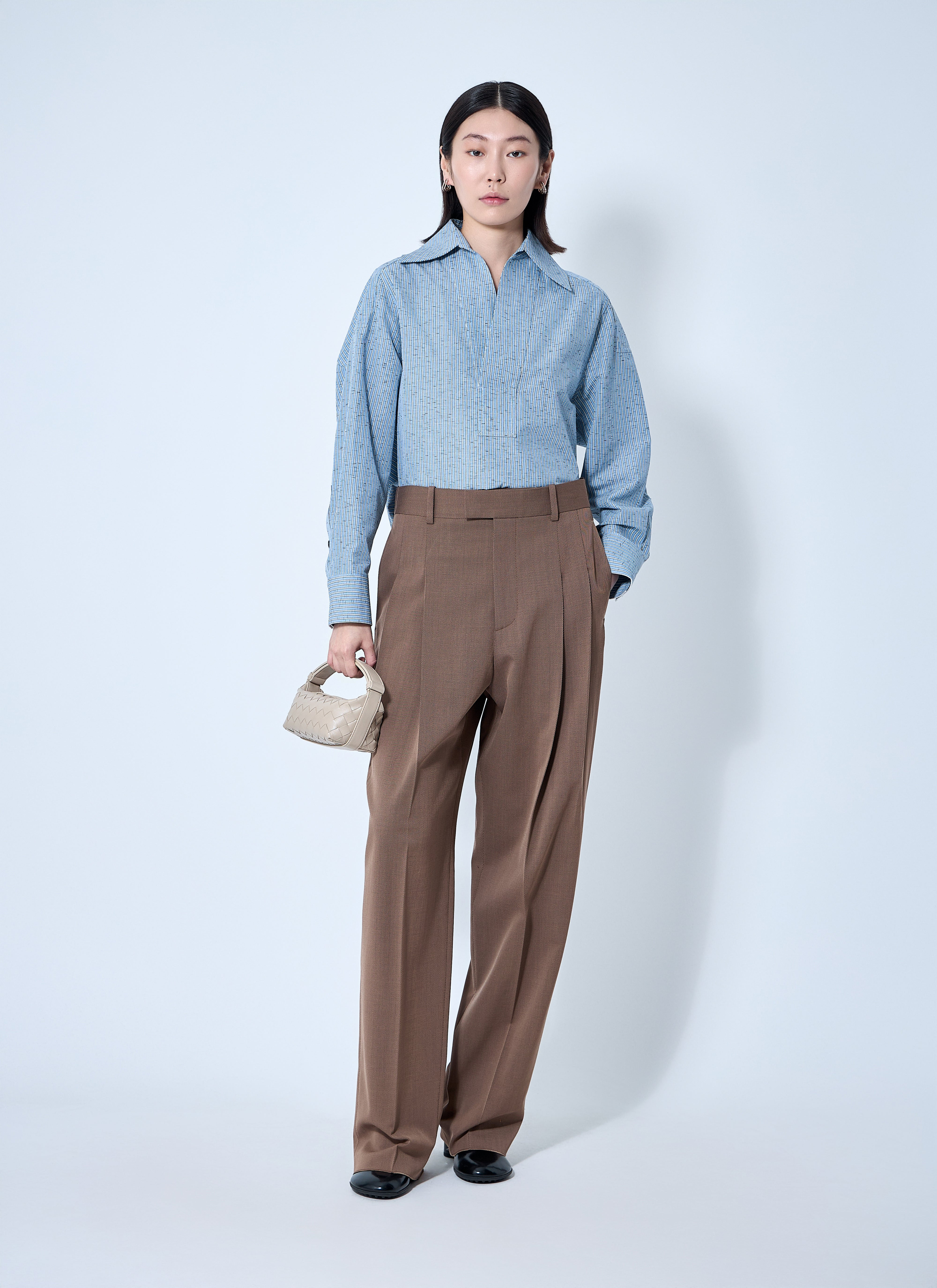 Bottega Veneta Women Striped Shirt - 2