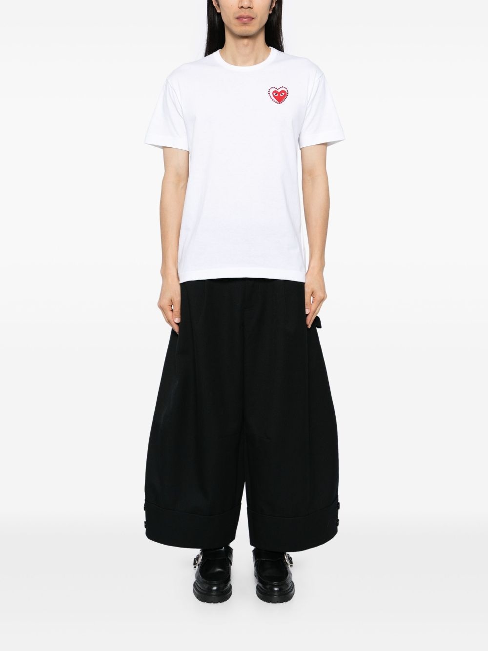 logo patch T-shirt - 3