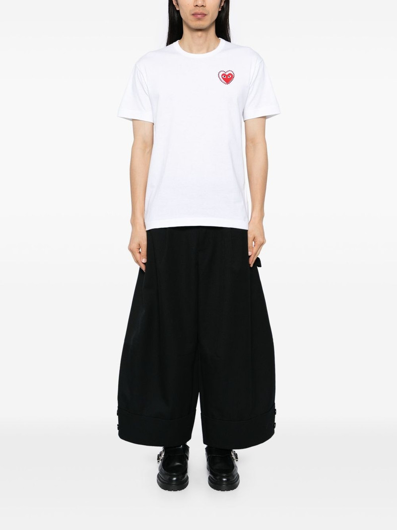 Comme des Garçons PLAY logo patch T-shirt outlook