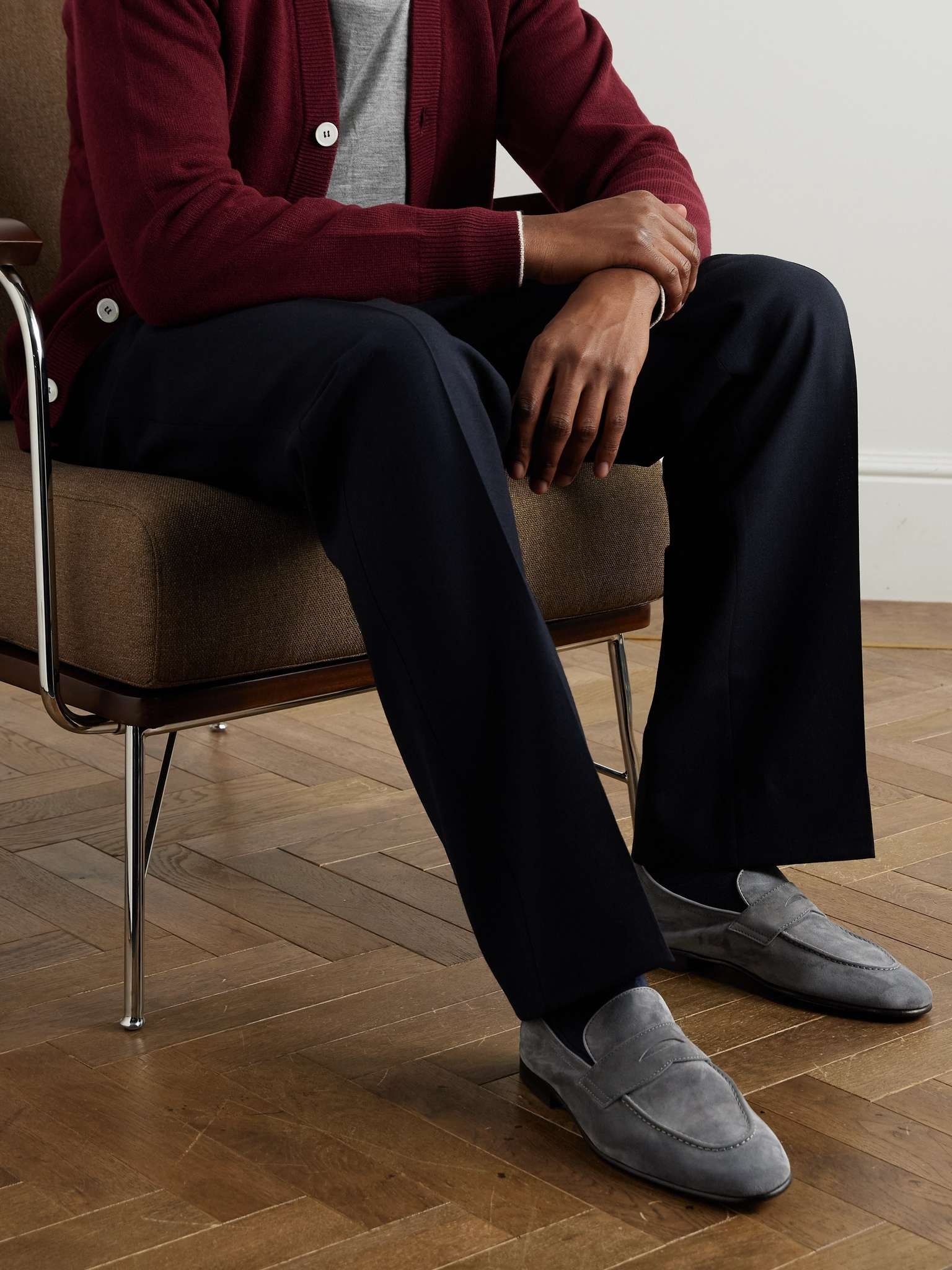 Suede Penny Loafers - 2