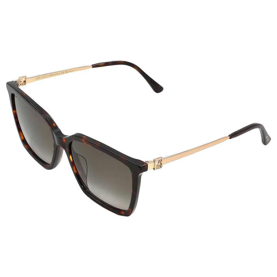 Jimmy Choo Grey Gradient Square Ladies Sunglasses TOTTA/G/S 0086/HA 56 - 5