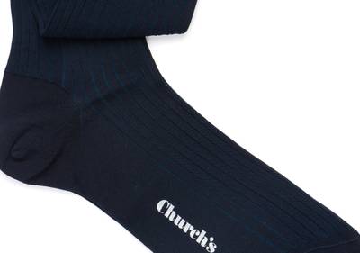 Church's Contrast ribbed long socks
Cotton Ribbed Long Navy outlook