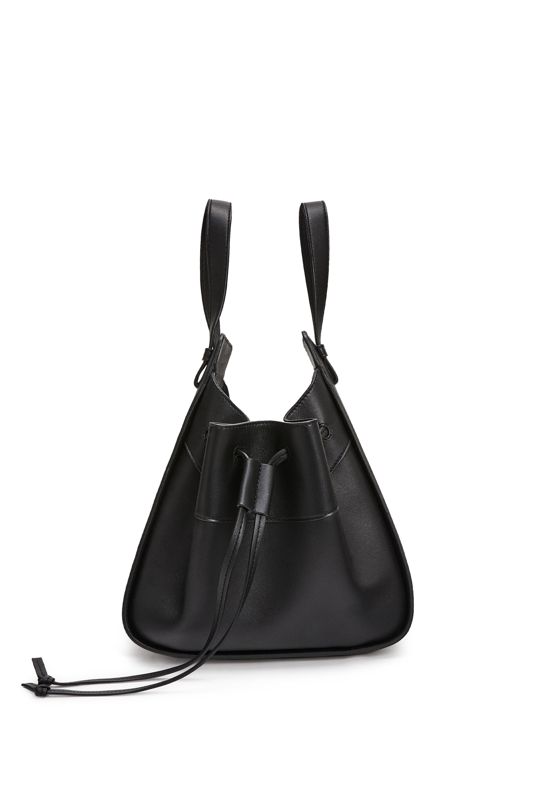 Small Hammock Drawstring bag in nappa calfskin - 4