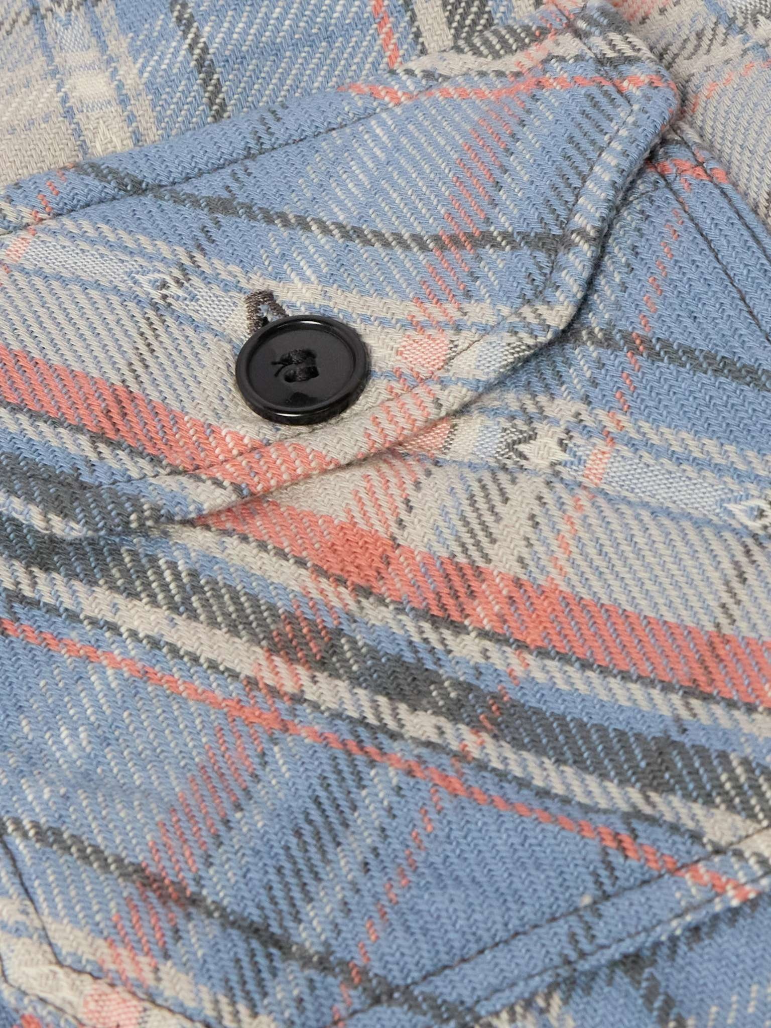Checked Cotton-Flannel Overshirt - 3