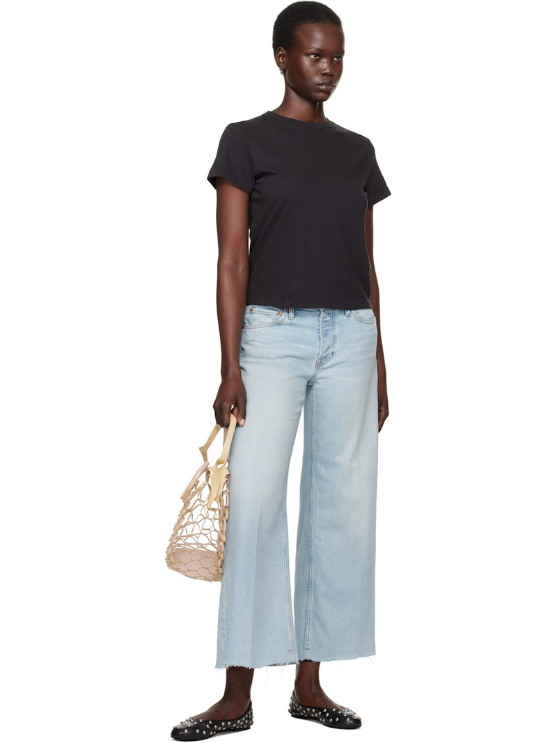 RE/DONE Black Hanes Edition Classic T-shirt outlook
