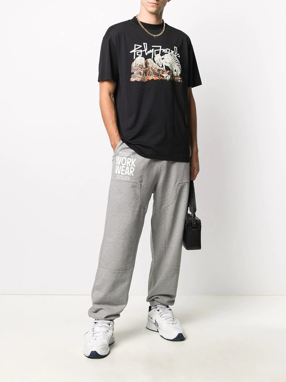 slogan sweatpants - 2