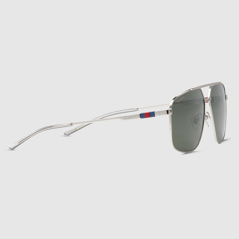GUCCI Navigator frame sunglasses outlook