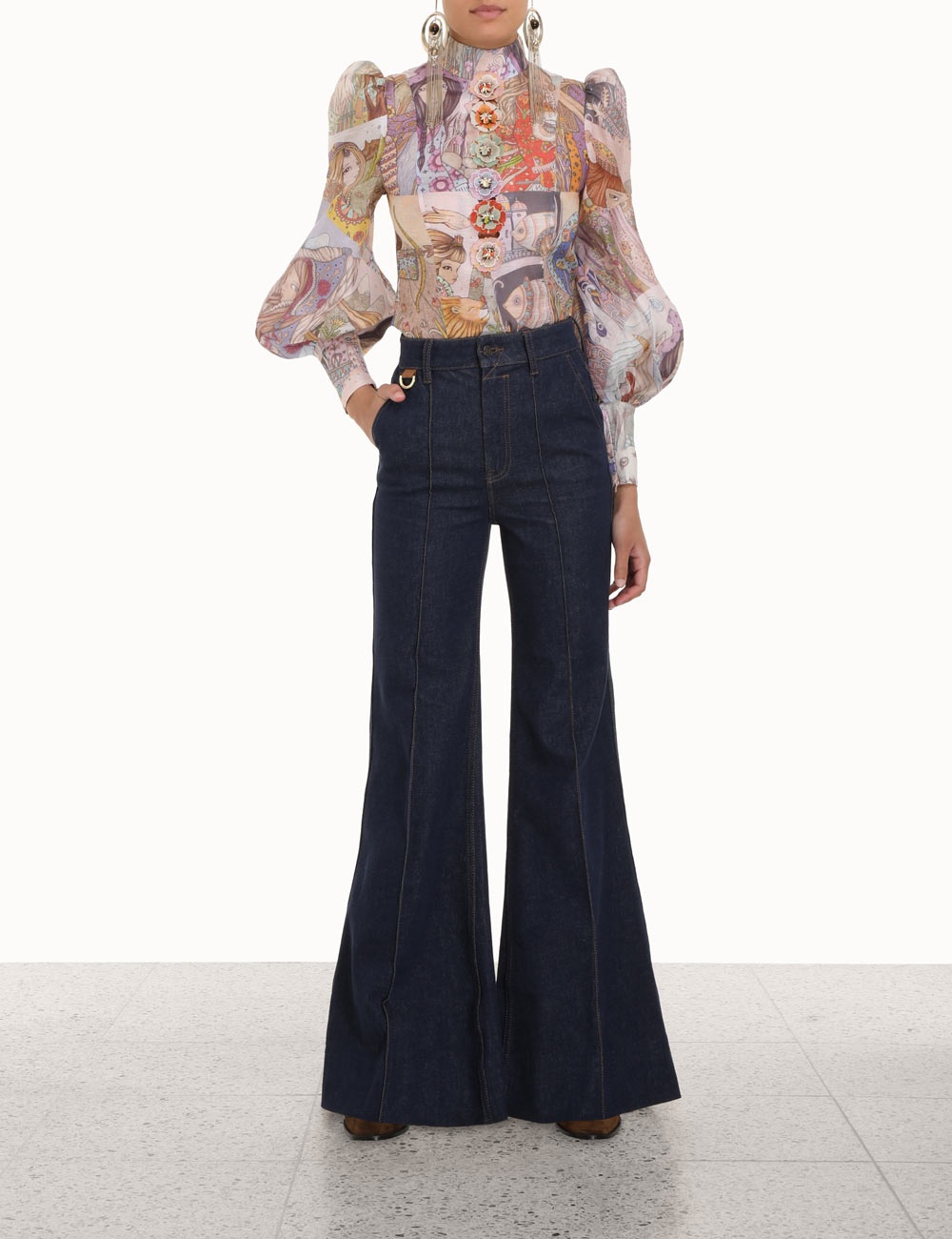 KALEIDOSCOPE WIDE LEG JEAN - 2
