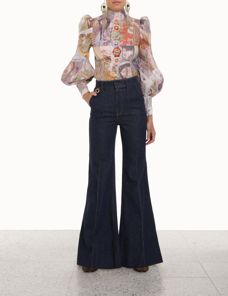 Zimmermann KALEIDOSCOPE WIDE LEG JEAN outlook