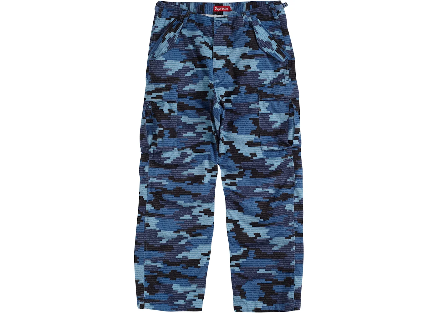 Supreme Cargo Pant Blue Camo - 1