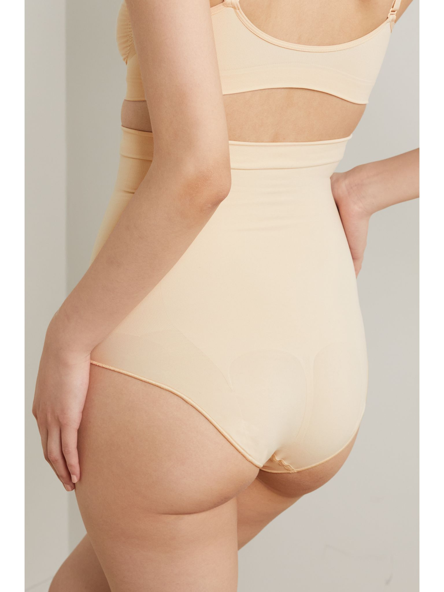 Seamless Sculpt High Waist Brief - Sand Beige - 3