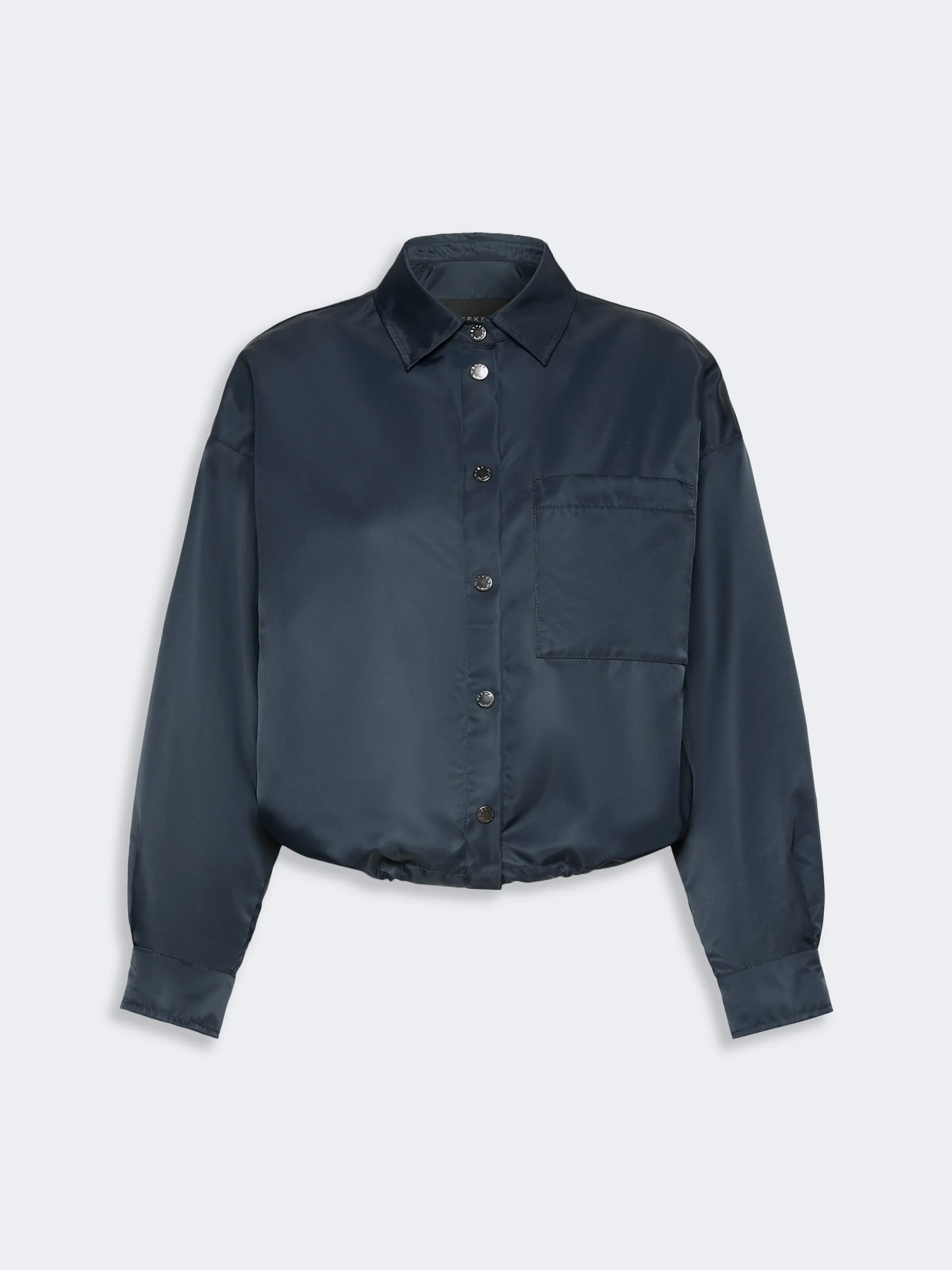 DIVA Water-repellent twill jacket - NAVY - 1