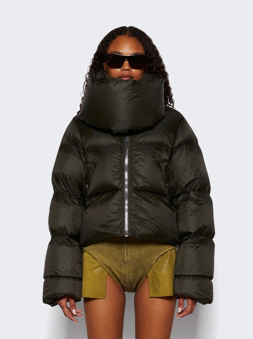 Funnel Neck Jacket Forest - 3