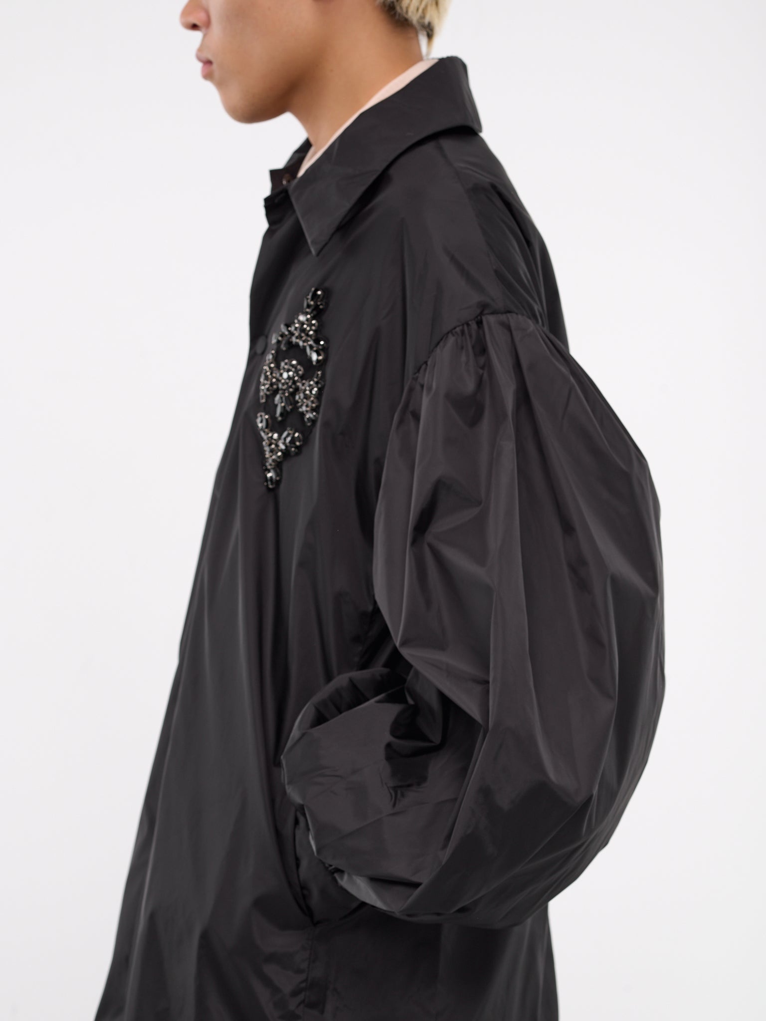 Puff Sleeve Utility Coat - 5