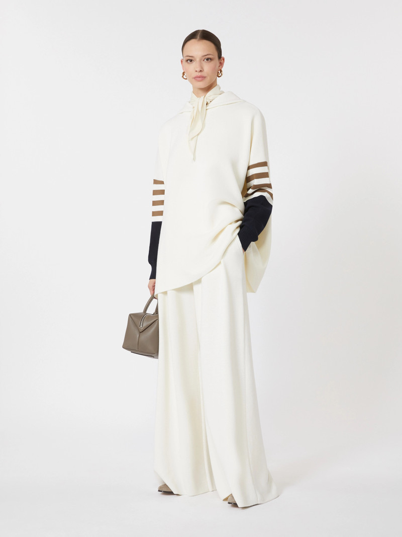 Max Mara APPIA Wool-knit oversized jumper - IVORY outlook
