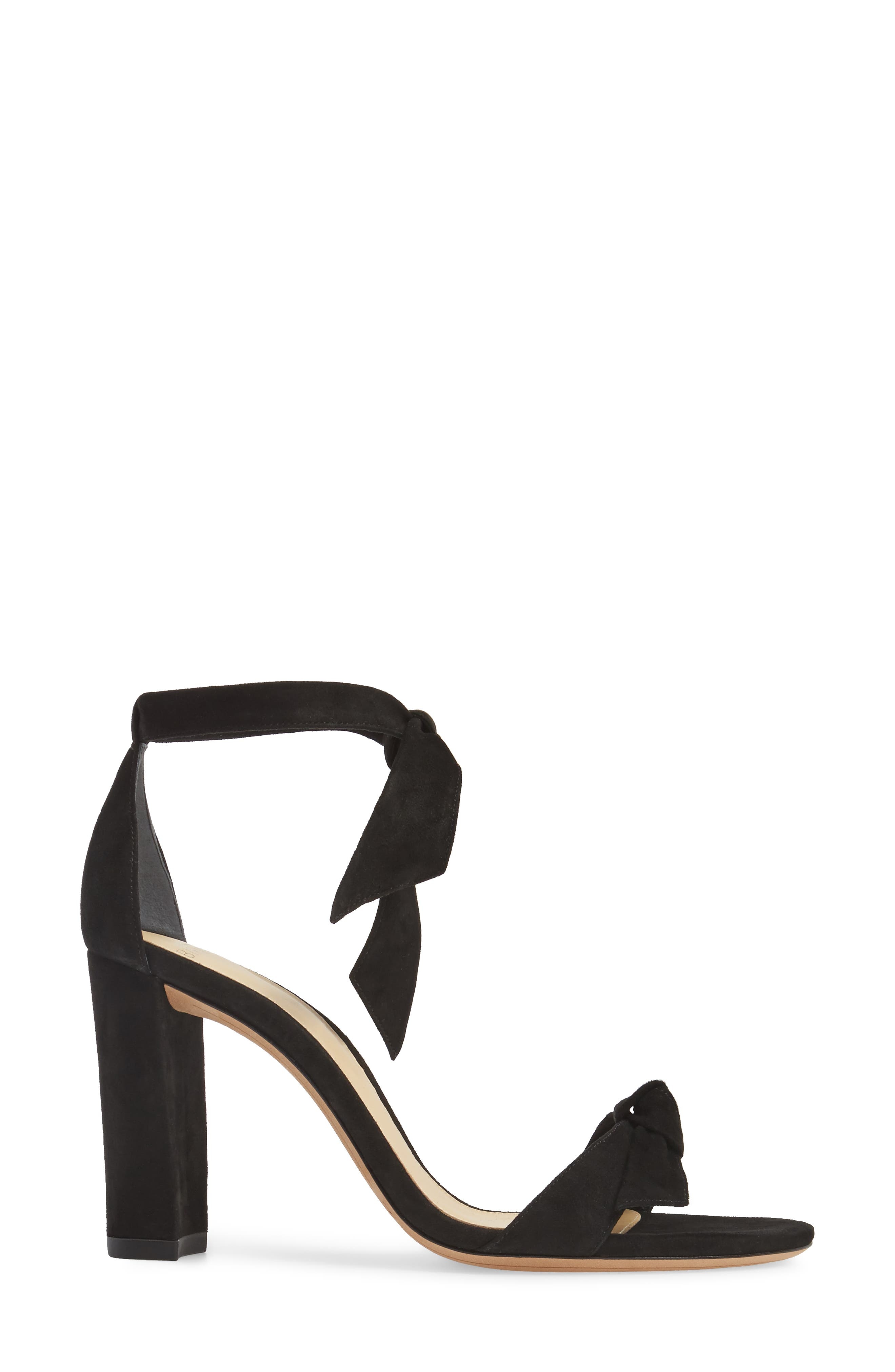 Alexandre Birman Clarita Knotted Sandal in Black Suede at Nordstrom - 3