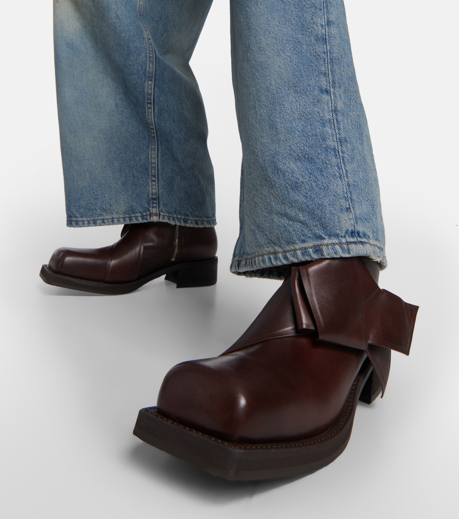 Musubi leather ankle boots - 3