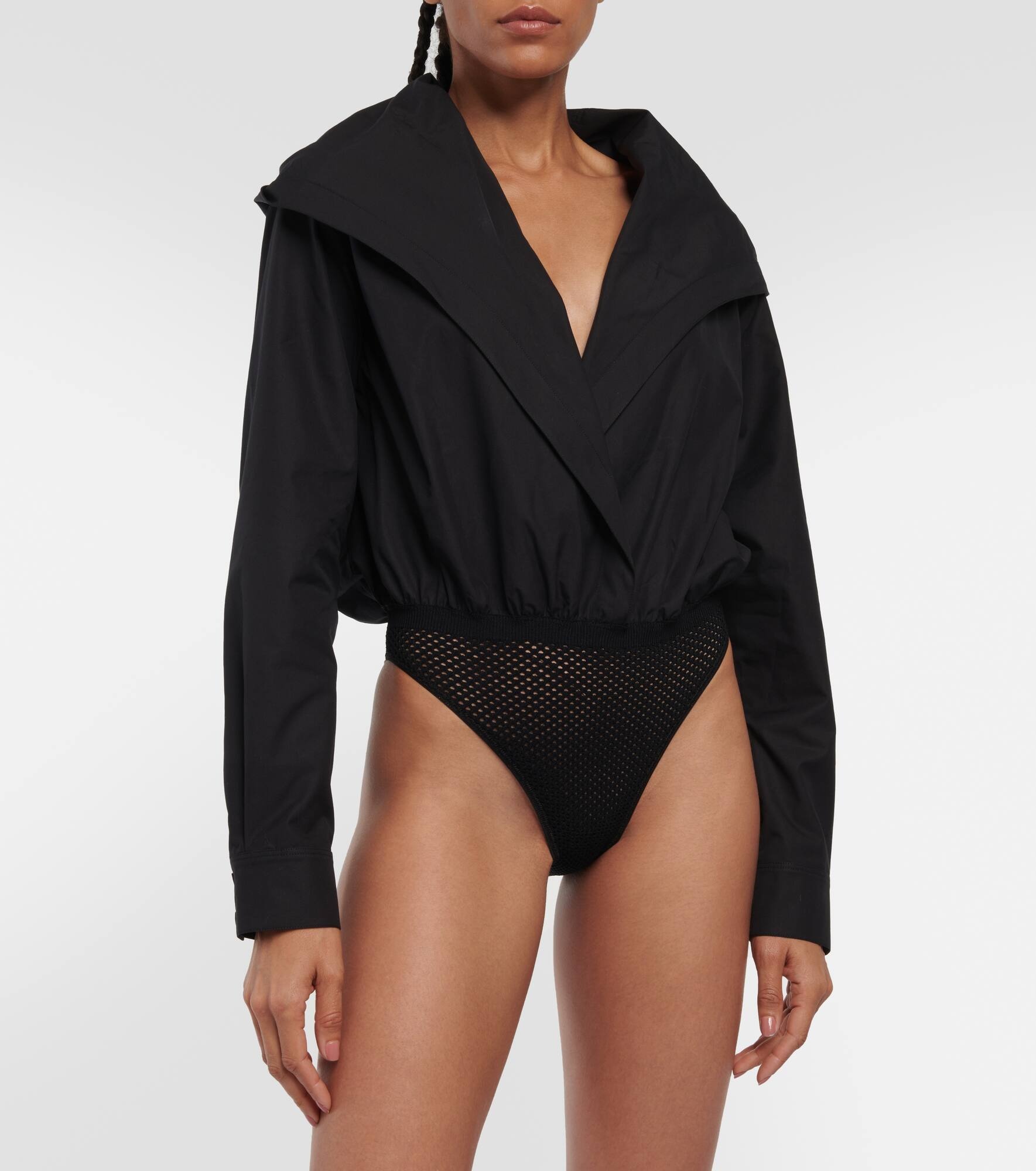 Hooded cotton bodysuit - 3