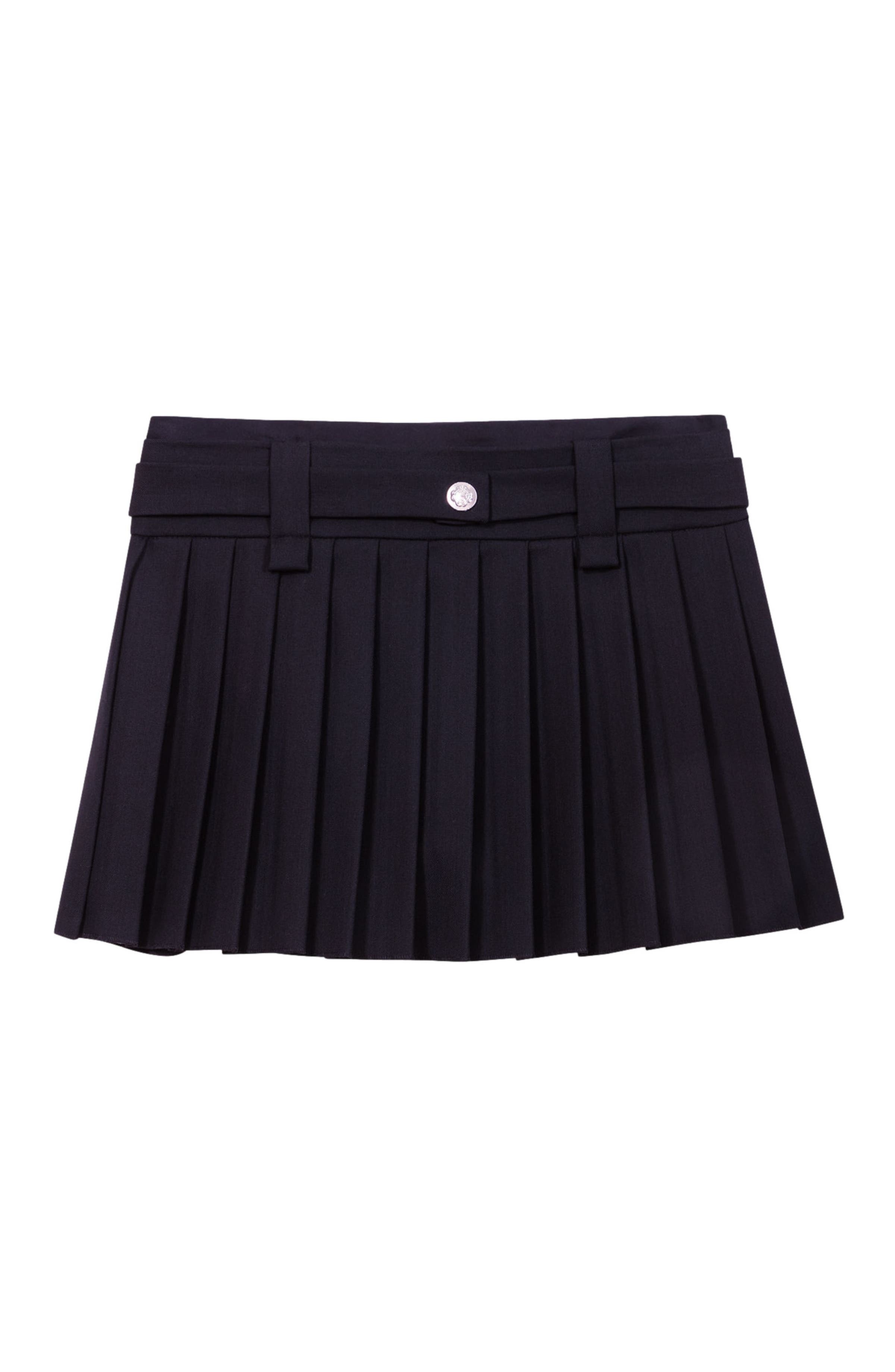 maje Short pleated skirt in Black at Nordstrom - 8