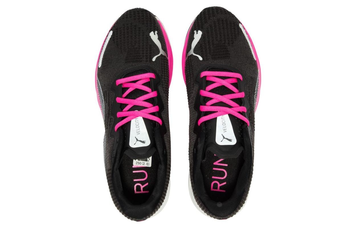 (WMNS) PUMA Velocity Nitro 2 Fade 'Black Pink White' 378527-03 - 4