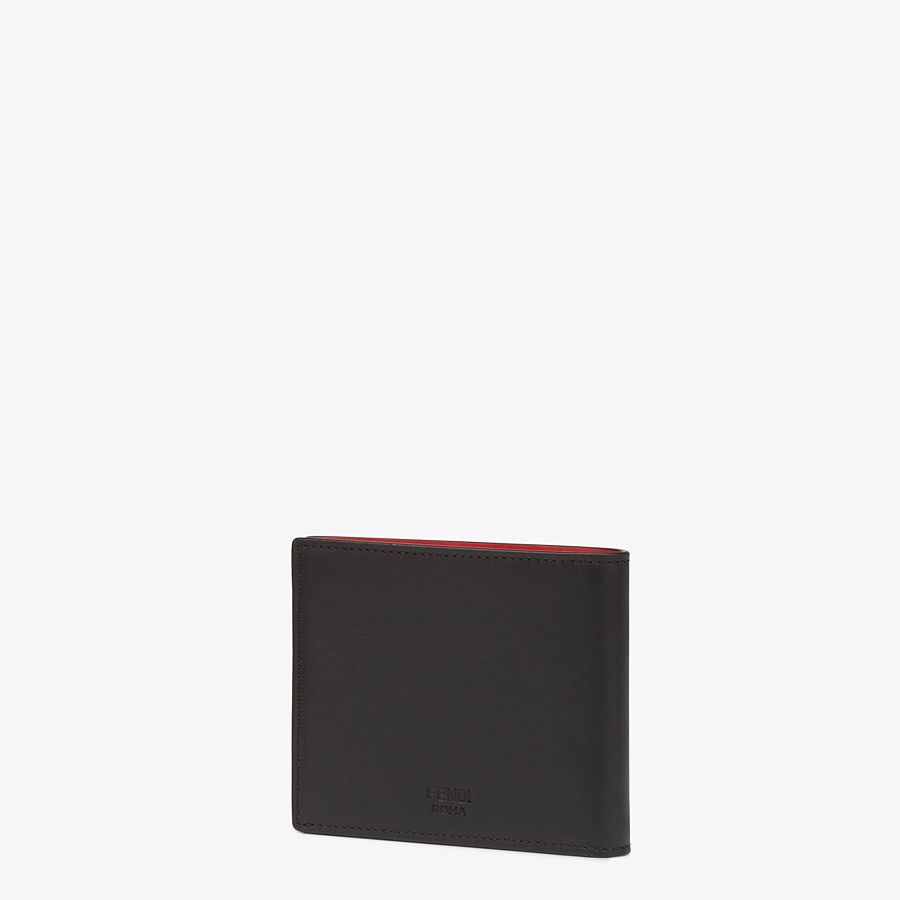 Black leather horizontal wallet - 2